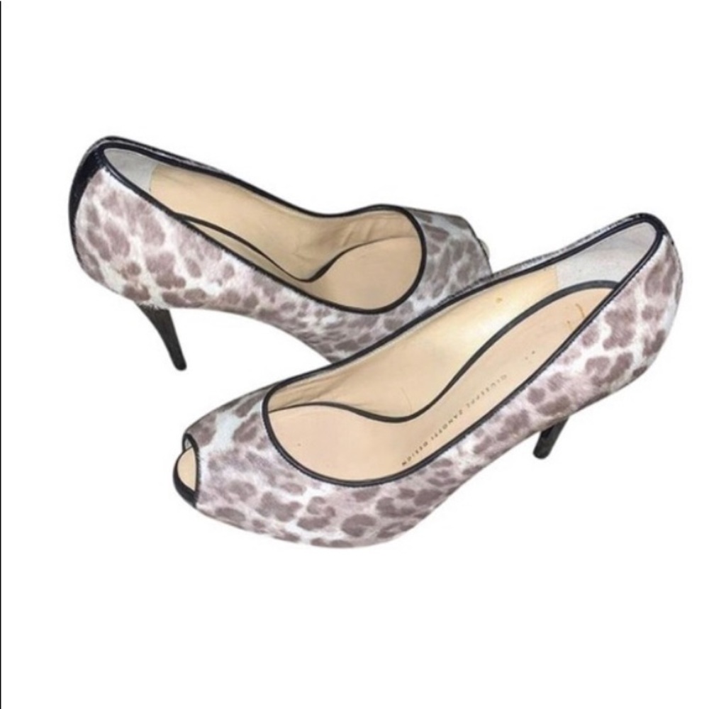 Giuseppe Zanottileopard Print Open Toe - image 1
